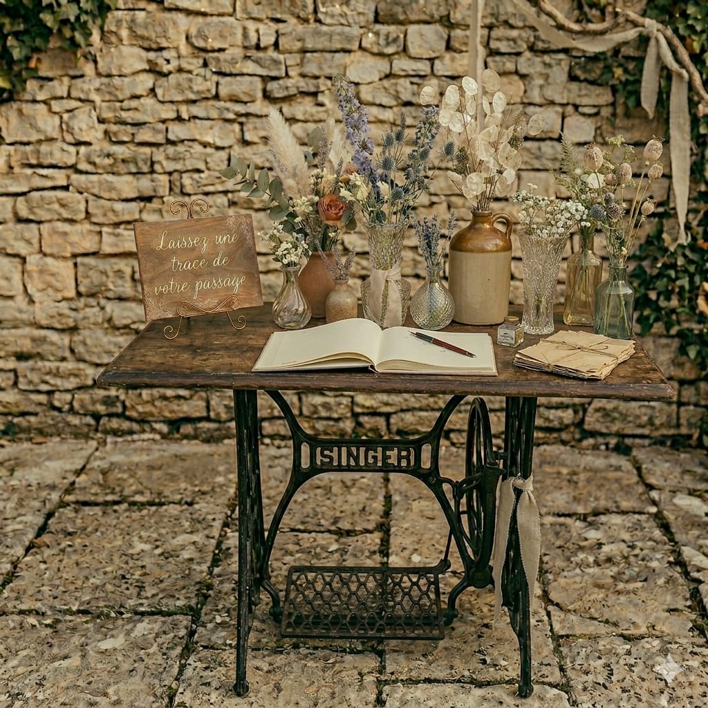 Table de couture Singer
